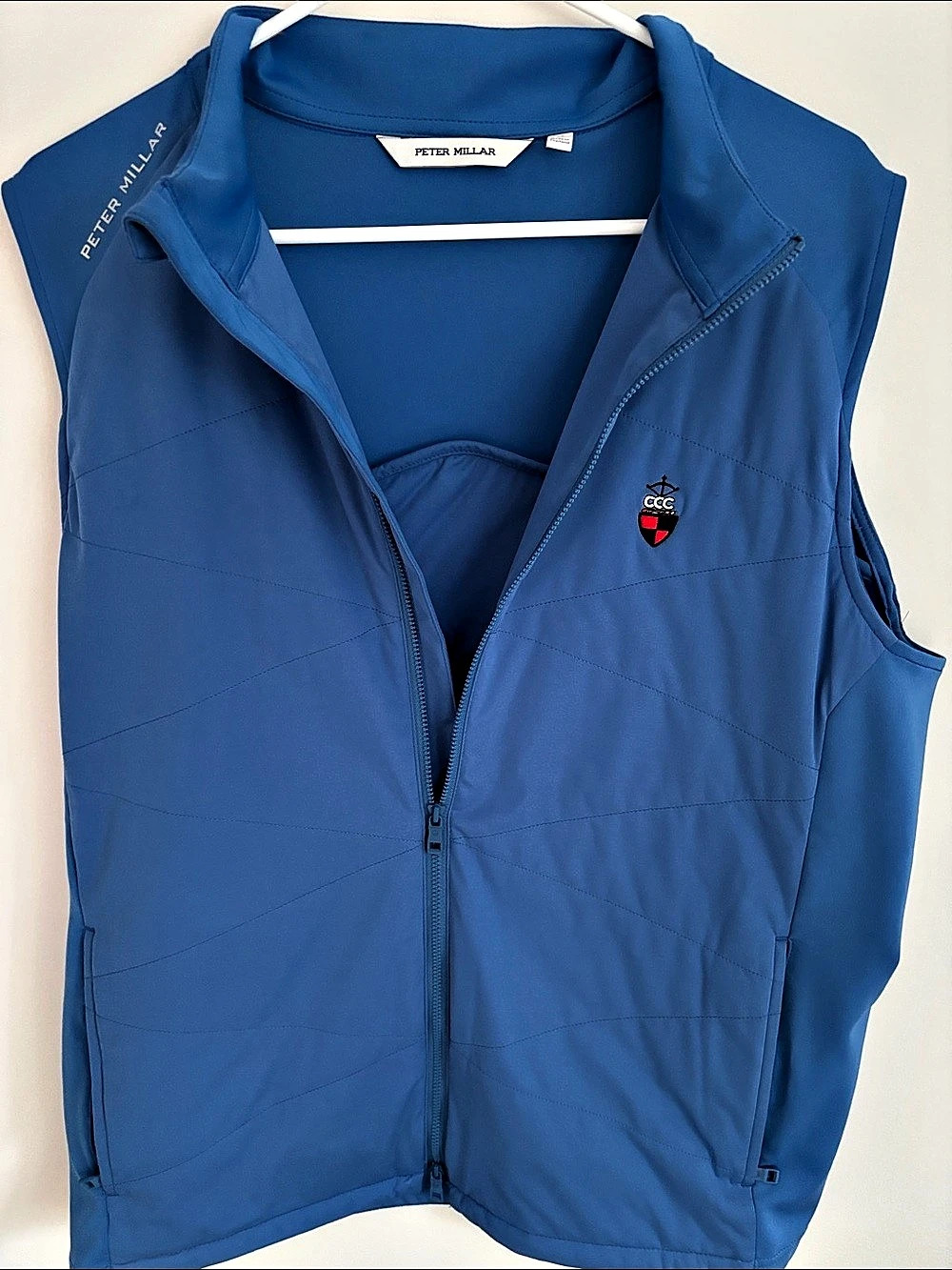Peter Millar Fuse Men's Blue Performance Vest Like New